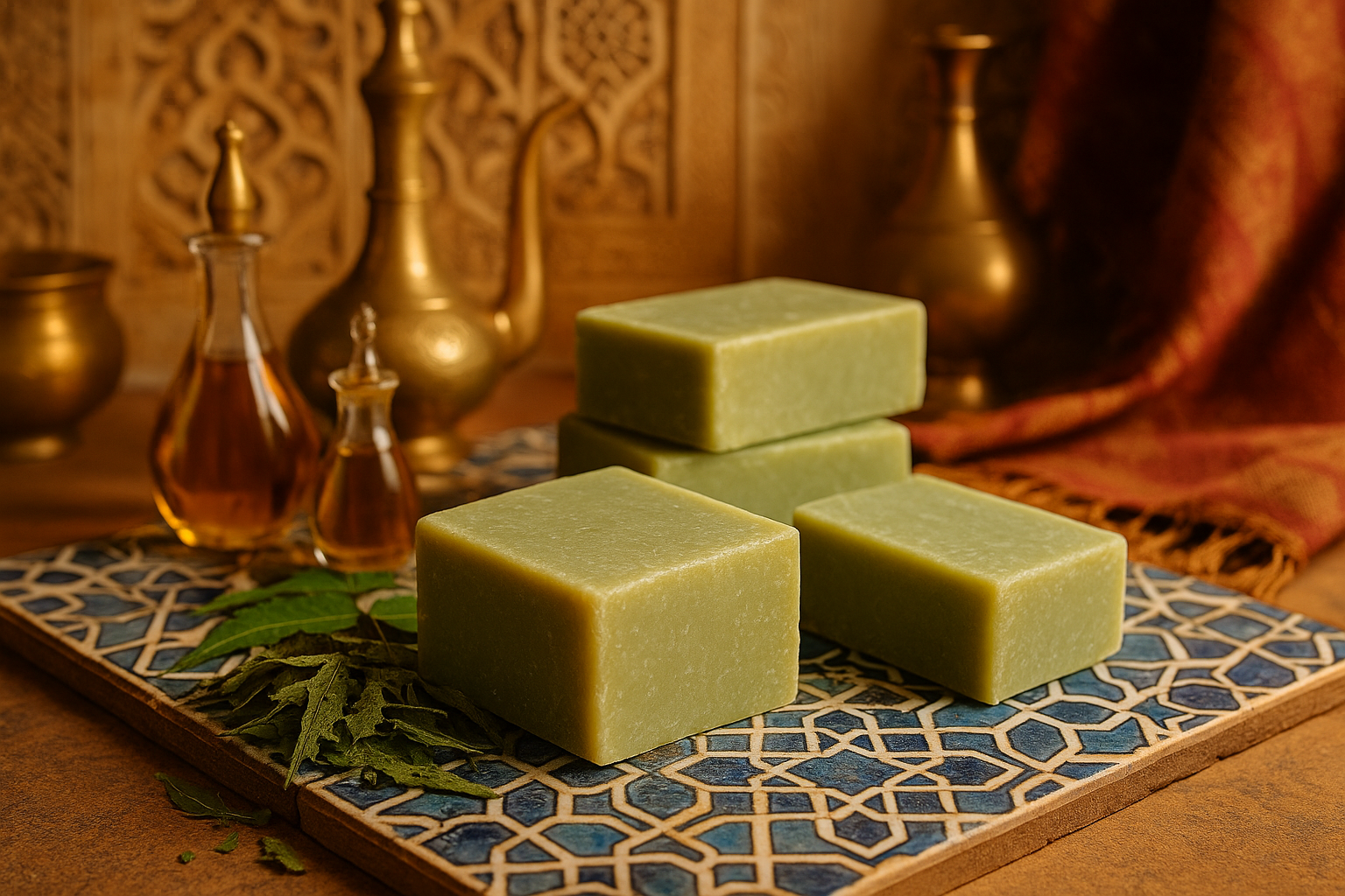 morocco and neem soap