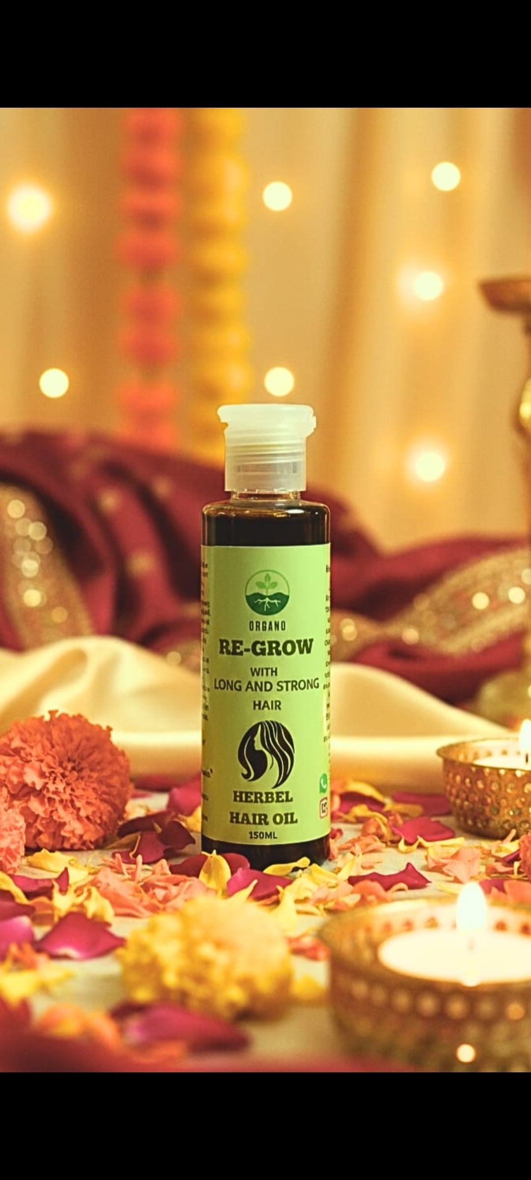 Regrow Hair Oil – Herbal Elixir for Stronger, Thicker Hair